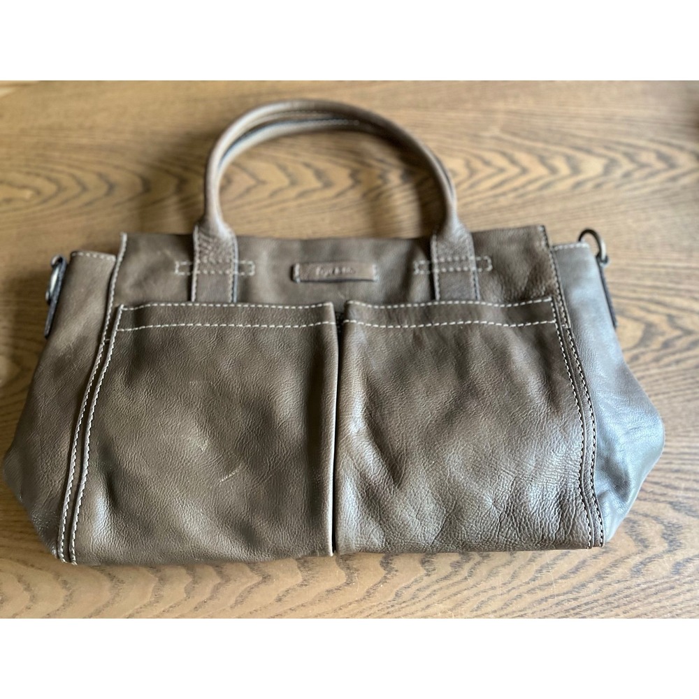Frye & Co Sellina Artisan Satchel Stone Leather NWT